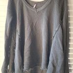 Free People army green open shoulder sweater Photo 0