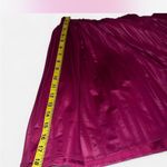 Hudson Gray  Women’s Metallic Pink Pleated Mini Skirt Size Large Photo 2