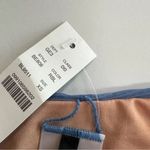 J.Crew NWT Ribbed High Rise High Leg Cheeky Bikini Swim Bottom Blue XS #3199 Photo 6