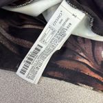 Oysho  Leggings Womens Medium Black Multi Palm Print Tropical Scalloped Gym Train Photo 8