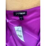 EXPRESS NWT XL Draped V-Neck Strong Shoulder Mini Dress Photo 3