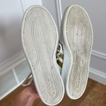 Adidas  Cloudfoam White and Gold Striped Sneakers Size 8.5 Athletic Metallic Photo 9