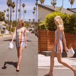 Reformation  Lindsay Mini Dress In Starburst Size US 12 Photo 2