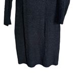 Studio One  Women’s Sz XL Gray Cowl Neck Bodycon Knee Length Knit Sweater Dress Photo 2