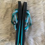 Teva  Olowahu Slide On Sandals Green Blue Strappy Web Flip Flop Shoe 9 Photo 2