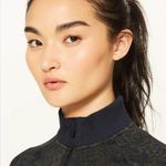 Lululemon Rest Less 1/2 Zip Black / Armory Size 4 Photo 1