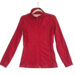 MERREL Lauley Full Zip Top Women XS Red Blue Athletic Outdoor Sporty Lightweight Photo 2