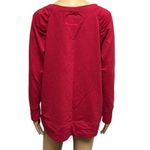 Avenue Knit Studio Red Ruched Shoulder Long Sleeve Lightweight Sweatshirt 18 20 Photo 7
