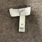 Joie  Size M 100% Cashmere Cardigan Sweater Taupe Brown Snap Front FLAWS Photo 2