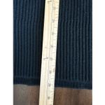 Karl Lagerfeld Black Ribbed Oversized Cotton Blend Sweater Gold Hardware Size XL Photo 6