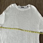 ATM beautiful oversized 100% cotton knit loose top White Size L Photo 6