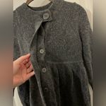 BCBGMAXAZRIA Wool Angora ButtonFront Peplum Cardigan Quiet Luxury Classic Chic M Photo 13