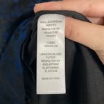  Dresses Aidan Mattox Brocade Blue Black Cocktail Dress Photo 4