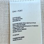 Oak Fort Shirt Women Large Cream Oversized Cotton Gauze Lagenlook Boho Oatmeal White Photo 7