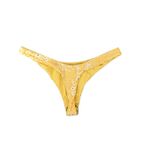 Dippin' Daisy's Dippin’‎ Daisy’s Yellow Floral Daisy Bikini Bottom Size Small NWOT Photo 2