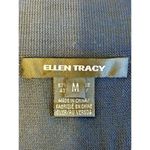 Ellen Tracy  - Navy Blue Silk blend, sequin detail, boat neck sweater Size Medium Photo 4