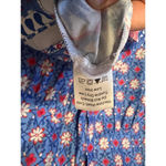 CUTE Pineapple Shirt Mini Dress Sz. XS Blue Photo 4