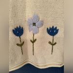 RE/DONE REDONE 50S EMBROIDERED COTTON-BLEND SWEATER IN VINTAGE IVORY Size Small Photo 7