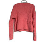 Storia  PINK BOW CABLE KNIT SWEATER LARGE Photo 4