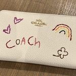 Coach Medium Id Zip Wallet With Diary Embroidery C8309 Photo 0