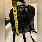 💛💚DAVID JONES PARIS Black Leather 🎒 BACKPACK.💛💚 Black Photo 9