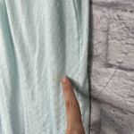 Vintage Pink Label Cotton Chemise Nightgown Teal Blue Size M Short Sleeve Floral Size M Photo 5