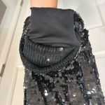 Speechless  Black Sequin Mini Dress Club Wear Party Sheath Holiday Glam Glitter Photo 7