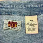 Route 66  Light Blue Vintage Cotton Jacket Size M Photo 5