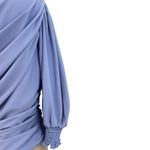 Amanda Uprichard Beckham Top Blouse One Shoulder Ruched Lavender Blue Size Large Photo 7