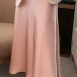 SheIn Mermaid Pink Satin Skirt Photo 1