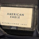 American Eagle  Moto Faux Leather Jacket Black Motorcycle Medium Photo 2