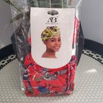 Ana Beauty New York Red Navy Blue Hair Turban Cap Size OSFM Photo 0