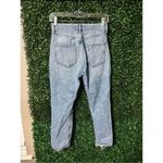 AGOLDE Riley Crop Distressed Denim Jeans Size 24 Photo 1