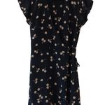 Rails  Leanne Black and Cream Cherry Wrap Dress Size S Photo 2