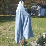 Gap NWT Boyfriend Fit Chambray 1/4 Longsleeve Button Down Photo 3