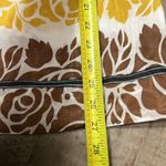 BCBG MaxAzria Swim Brown Floral Print Tunic Long Sleeve Lightweight Cotton Photo 5