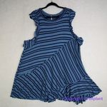 Free People New! Between The Lines Tunic Top dress in blue , size XS Photo 4