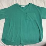 Altar'd State Short Sleeve Ribbed Altered State Shirt Green Photo 0