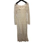 Cara Cara Marsielle Crochet Cotton Midi Dress Cream NWT Size XS Photo 3