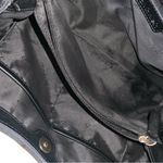 Calvin Klein Black Pebbled Leather Satchel Purse Bag with Gold Accents Photo 10