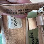 Clarks Artisan Shutter Shade Espadrille Wedge Sandals Pearlized Pink/Beige Size Photo 8