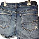 American Eagle ‎ High Rise Shortie Jean Shorts Photo 4