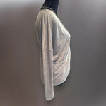 Tail Gray‎ Athletic Victoria Top Frosted Heather Wrap Long Sleeve Athletic Top L Gray Size L Photo 6