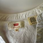Levi's Levi’s V-Neck White Shirt XS 3/4 Sleeves  Photo 2