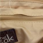 The Sak | Indio Crochet Neutral Sand Stripe Tightweave Medium Shoulder Bag Purse Photo 7