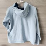 Disney Grumpy Vintage 90s Hoodie Full Zip Embroidered Baby Sky Blue Medium Photo 6