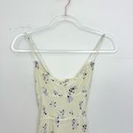 Aritzia Sun-deh Viola Yellow Floral Bustier Midi Dress Photo 2