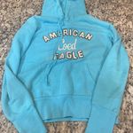 American Eagle Vintage  Outfitters Sky Blue Knit Hoodie Photo 0