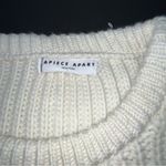 Apiece Apart Cream Crewneck Wool Sweater APPROX. Size LARGE No Size Tag *FLAWED Photo 1