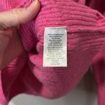 Something Navy  Pink Flecked Rib Knit Sweater Size Small Photo 2